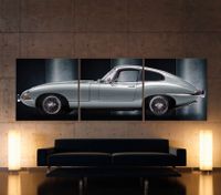 JAGUAR E Leinwand Bild Oldtime Wandbild XKE Sportwagen XXL Nordrhein-Westfalen - Rüthen Vorschau