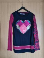 Desigual Langarmshirt Pailletten Herz pink lila Gr. 158-164 Hannover - Ricklingen Vorschau