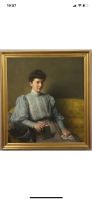 Gemälde Öl Damenbildnis Ernst Bosch 1905 groß Hessen - Kirchhain Vorschau