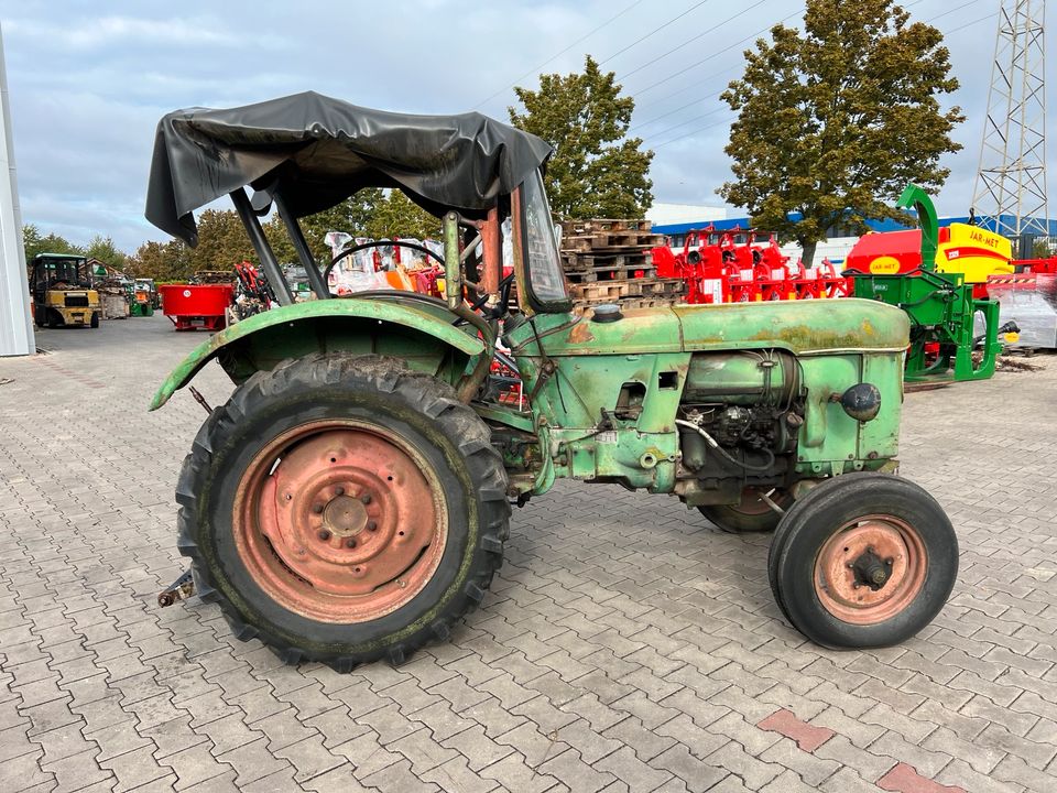 Deutz D40.2 Traktor Schlepper Kabine Verdeck in Osterweddingen