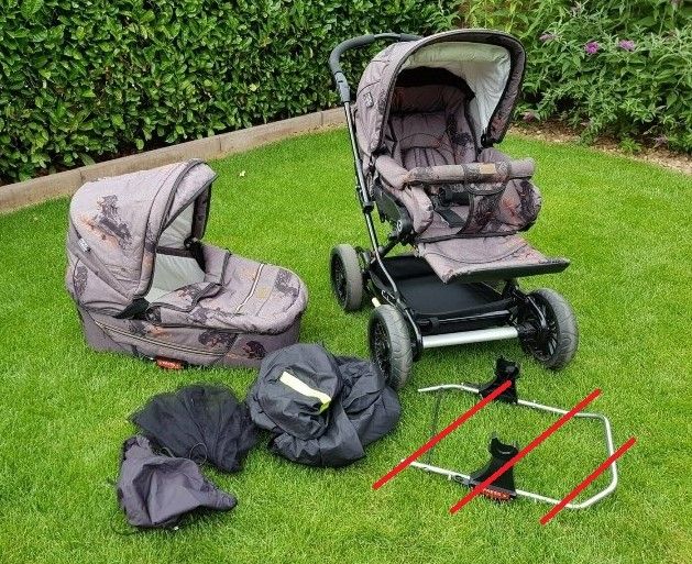 Kinderwagen 2 in 1 Emmaljunga Kombi mit viel Zubehör in Lemwerder