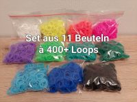 11 tlg.Set (~4.000 St.) Silikon-Bänder/ Loops DIY Knüpfen&Häkeln Nürnberg (Mittelfr) - Schweinau Vorschau