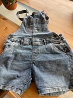 Latzhose blau/grau Gr. 38 einfache Bundweite ça 43 cm Baden-Württemberg - Rastatt Vorschau