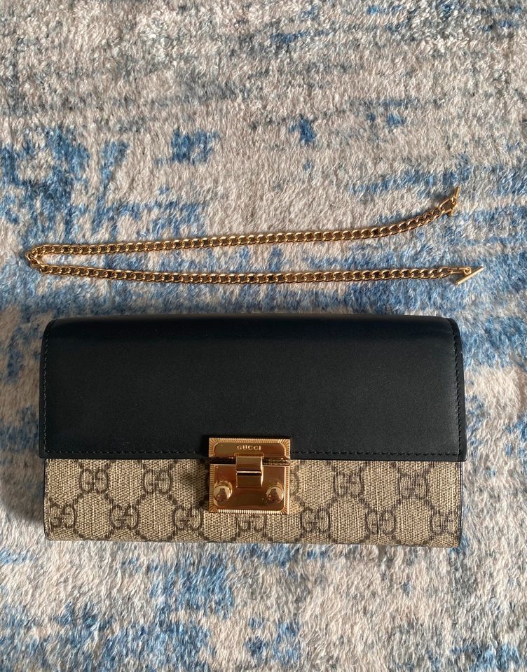 Gucci GG Supreme Padlock Wallet Portmonee Geldbeutel Geldbörse in Düsseldorf