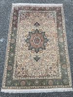 Wunderschöner feiner Tabriz Perserteppich Beige Pastell 157x105 Hamburg-Mitte - Hamburg Altstadt Vorschau