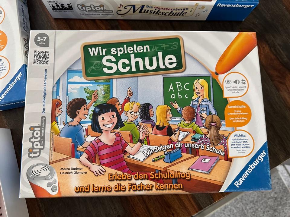 Tip Toi Stifte Buch Puzzle Spiele  Schule, Zahlenroboter, Musik in Mörfelden-Walldorf