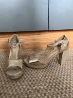 Pumps 38 Gold Schuhe High Heels Absatzschuhe Abiball Hochzeit Nordrhein-Westfalen - Senden Vorschau