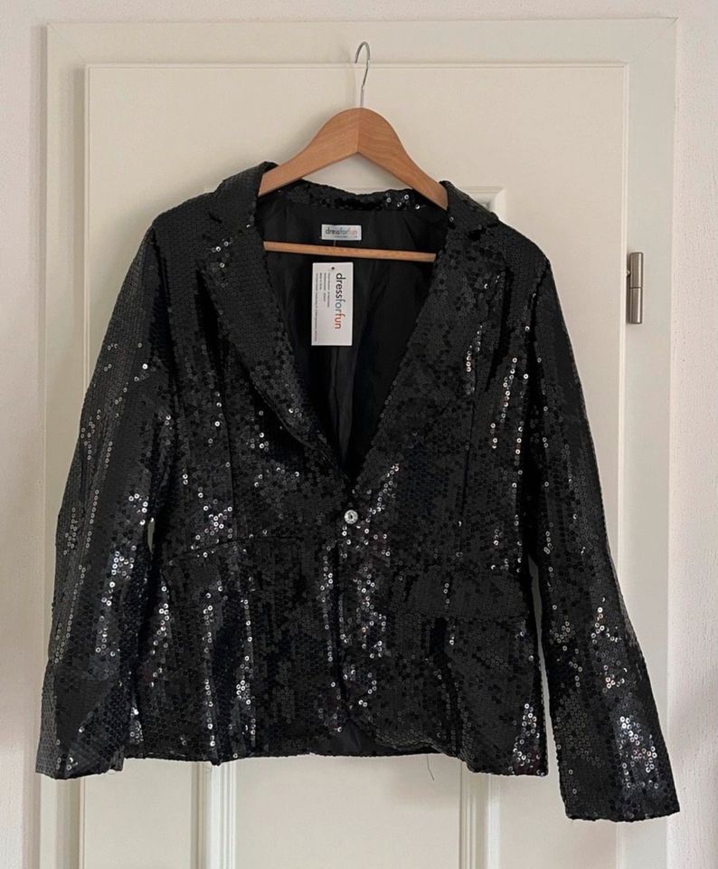 Blazer Damenblazer Pailletten Karneval Kostüm Jacket NEU in Stadtlohn