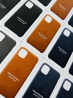 Neu Apple Echt Leder Hülle Case iPhone 11 PRO MAX Schwarz Blau Bayern - Igensdorf Vorschau