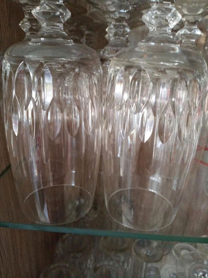 14 Kristall Gläser in Lebach