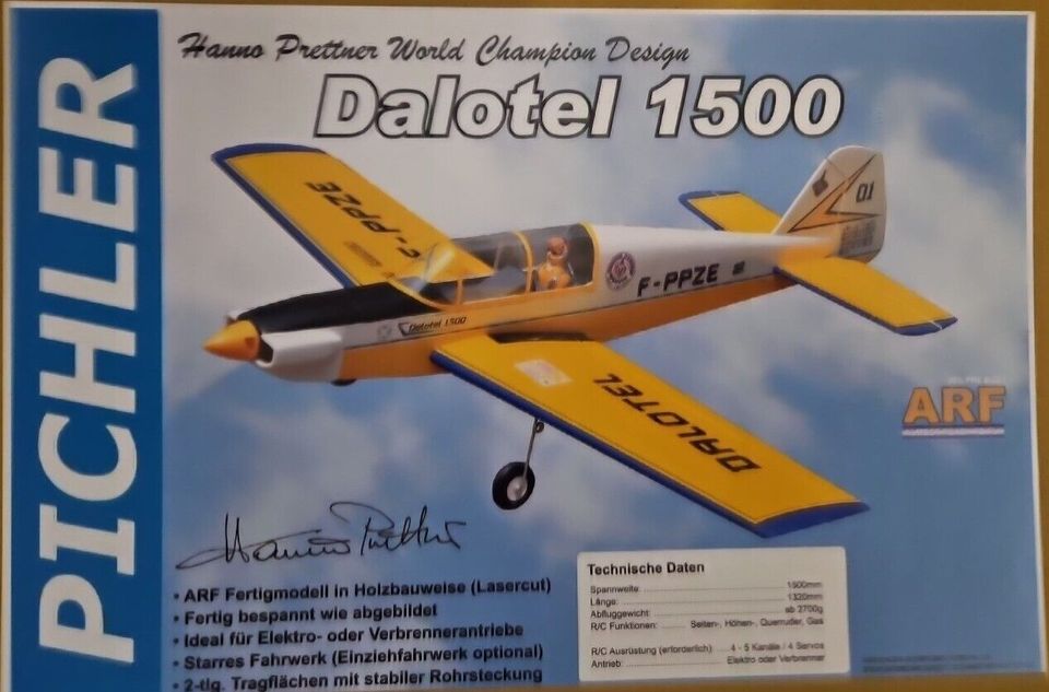 Pichler Dalotel 1500 Kunstflugmodell Aerobatic Model Airplane NE in Oberhausen