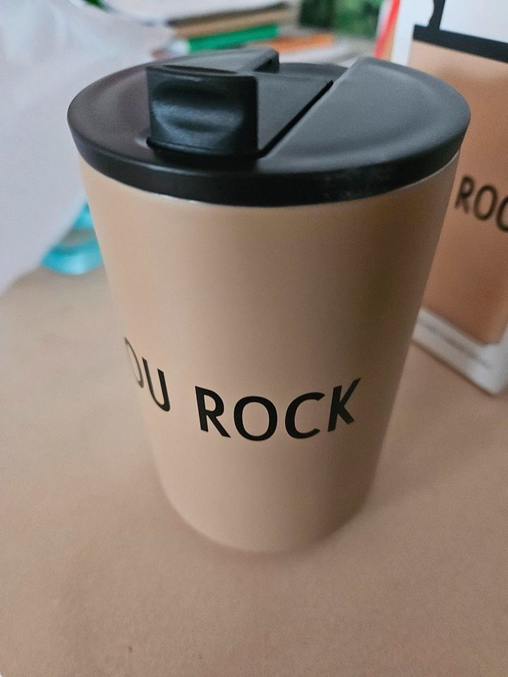 Design Letter Thermobecher “You Rock” Kaffeebecher in Hamburg