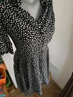 Mango Kleid S Herz schwarz weiß kurz Knöpfe Sachsen - Lichtentanne Vorschau