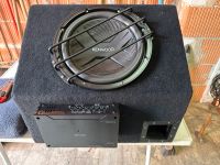 Kenwood Subwoofer mit Endstufe und Gehäuse für Passat 3bg Sachsen - Görlitz Vorschau