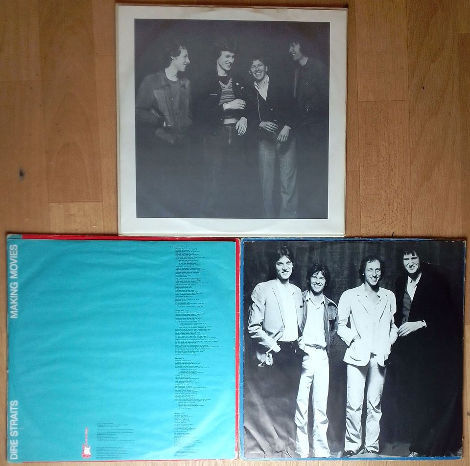 3 Schallplatten DIRE STRAITS Vinyl MAKING MOVIES Communiqué DEBUT in Holzdorf