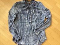 KHUJO Damen Bluse mit Schleife Jeansbluse Hemd Gr. M Thüringen - Bad Berka Vorschau