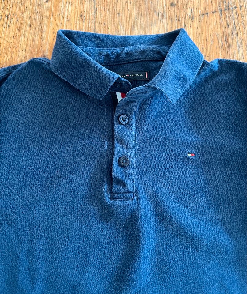 Tommy Hilfiger Kinder Langarm Polo Größe 152 in Bergisch Gladbach