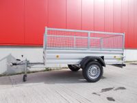 .Böckmann Alu Pkw Anhänger 1350 kg 250 x 130 cm mit Gitteraufsatz Brandenburg - Potsdam Vorschau