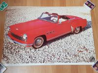 Plakat Poster Werbung DDR Sportwagen Coupé Wartburg 313 Cabrio Sachsen-Anhalt - Ilsenburg (Harz) Vorschau