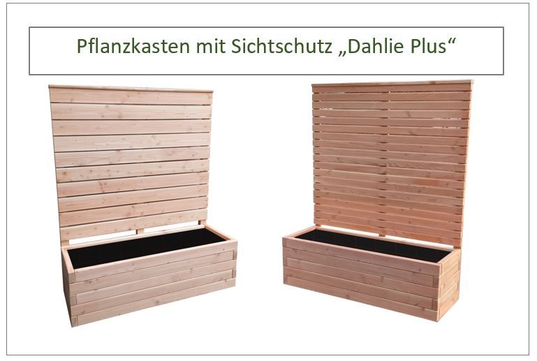 Pflanzkasten – „Dahlie Plus“– Douglasie – Blumenkübel mit Sichtsc in  Nordrhein-Westfalen - Finnentrop | eBay Kleinanzeigen ist jetzt  Kleinanzeigen