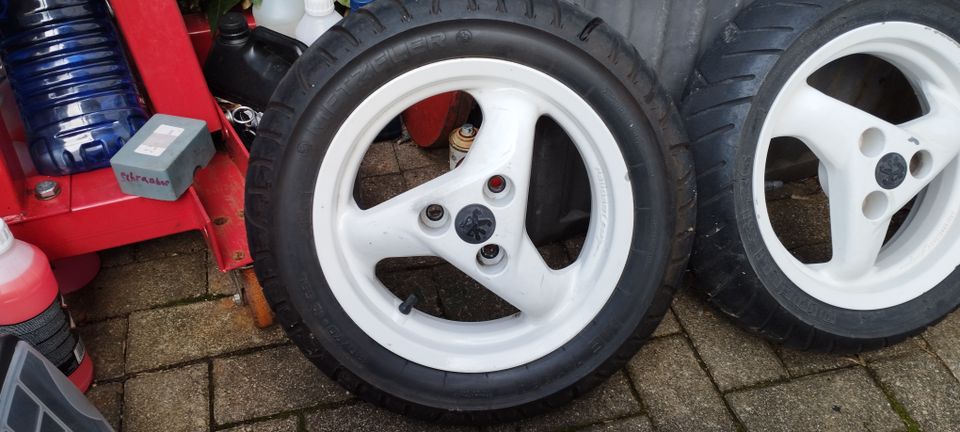 Roller PEUGEOT Original Alu - Felge mit Reifen Komplett ! in Schwäbisch Gmünd