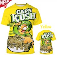 T-Shirt Capn Kush Gelb Gr.L Cannabis Kiff Hessen - Rimbach Vorschau