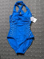 DKNY Sexy Einteiler Damen Badeanzug Royal Blau XS/S Weiße Noppen Schwerin - Altstadt Vorschau