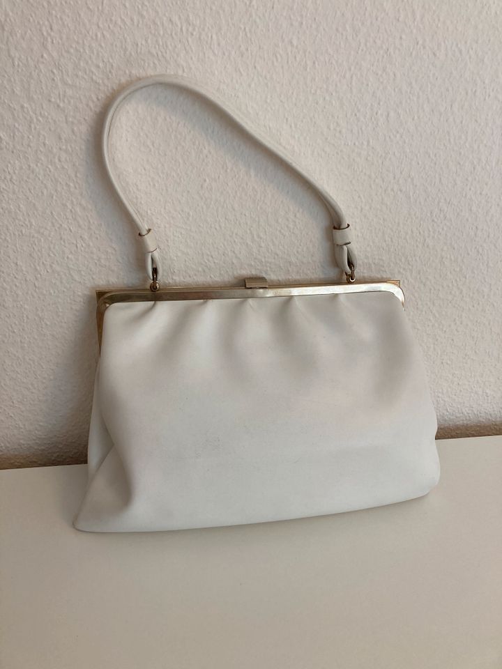 Handtasche Tasche, weiß creme, Hochzeit in München