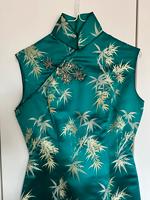 Chinesisches Cheongsam Kleid Rockabilly Vintage 50er Tiki grün XS Bayern - Heßdorf Vorschau
