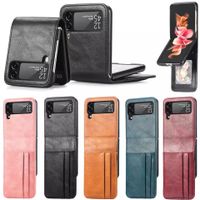 Hülle Samsung Galaxy Z Flip 4 / 3 Leder Handy Schutz Etui Case Nordrhein-Westfalen - Meinerzhagen Vorschau