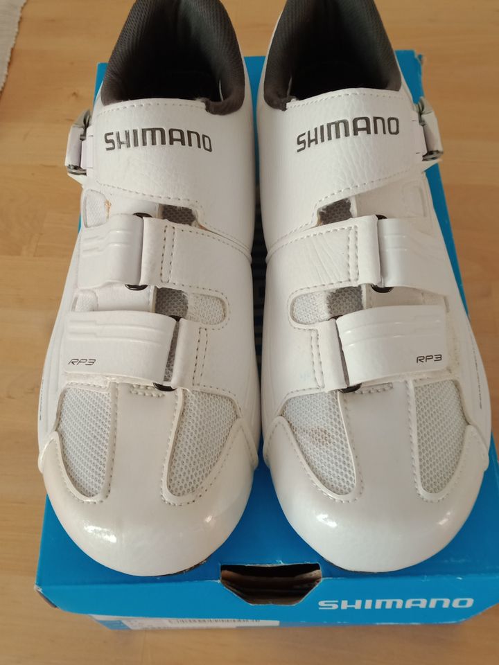 Shimano Rennrad-Schuhe weiß, Gr. 41 in Dresden