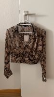 Zara Blumen Hemd Bluse Braun Gold | NEU Düsseldorf - Grafenberg Vorschau