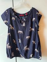 S.Oliver Tunika Bluse Leopard blau 44 Bayern - Rimpar Vorschau