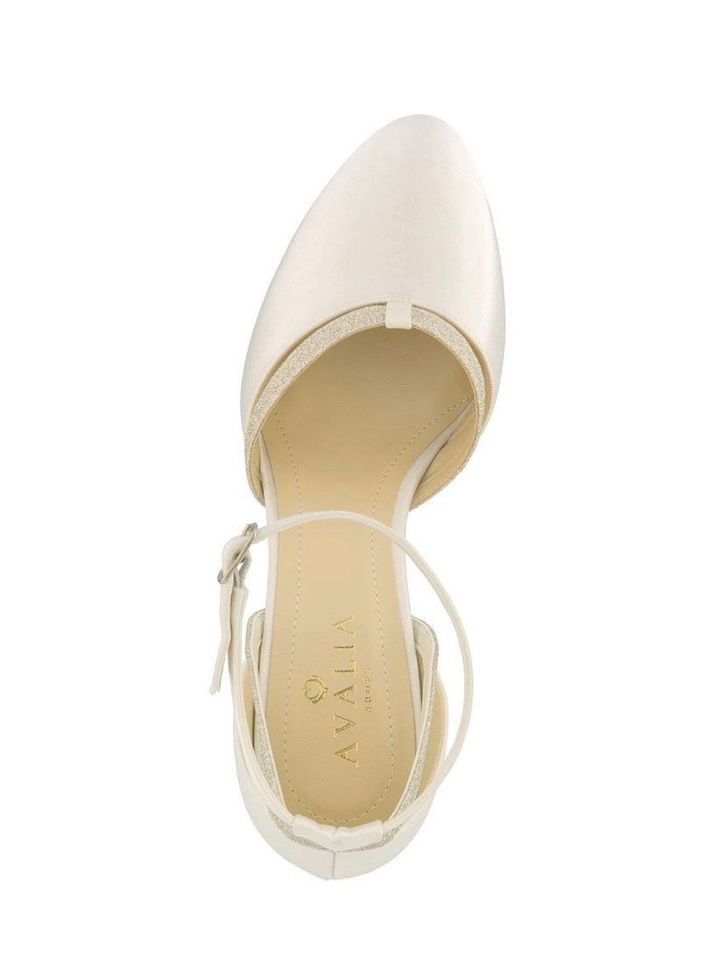 Avalia Luna Gr 40 Brautschuhe Hochzeit ivory satin NEU in Eisenhüttenstadt