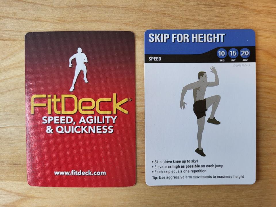 Fitness Karten „FitDeck“: SPEED/AGILITY/QUICKNESS-Edition (10 €) in Dresden