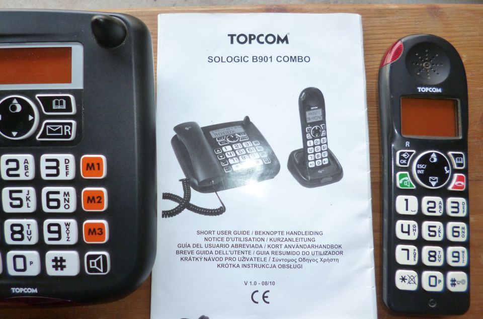 Festnetztelefon-Set für Senioren von Topcom in Laupheim