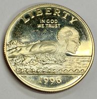 USA ½ Dollar (1996) Olympische Sommerspiele Atlanta Niedersachsen - Hemmingen Vorschau