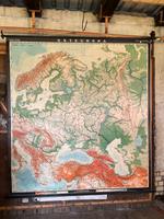 DDR-Wand-/Schulkarte "Osteuropa" Sachsen - Markkleeberg Vorschau