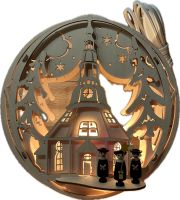 Zeidler Holzkunst Fensterbild Seiffener Kirche Kurrentenfiguren Sachsen - Oederan Vorschau