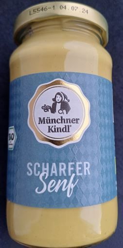 Münchner Kindl Bio Scharfer Senf 200 ml in Köln