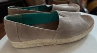 Toms Open Toe Platform Plateau Alpargate Wüste Taupe Sandale 41 Mitte - Hansaviertel Vorschau