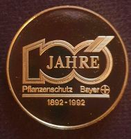 Goldene Münze, 100 Jahre Pflanzenschutz Bayer Monheim, selten Nordrhein-Westfalen - Pulheim Vorschau