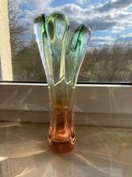 Glasvase DDR rosa-grün Brandenburg - Templin Vorschau