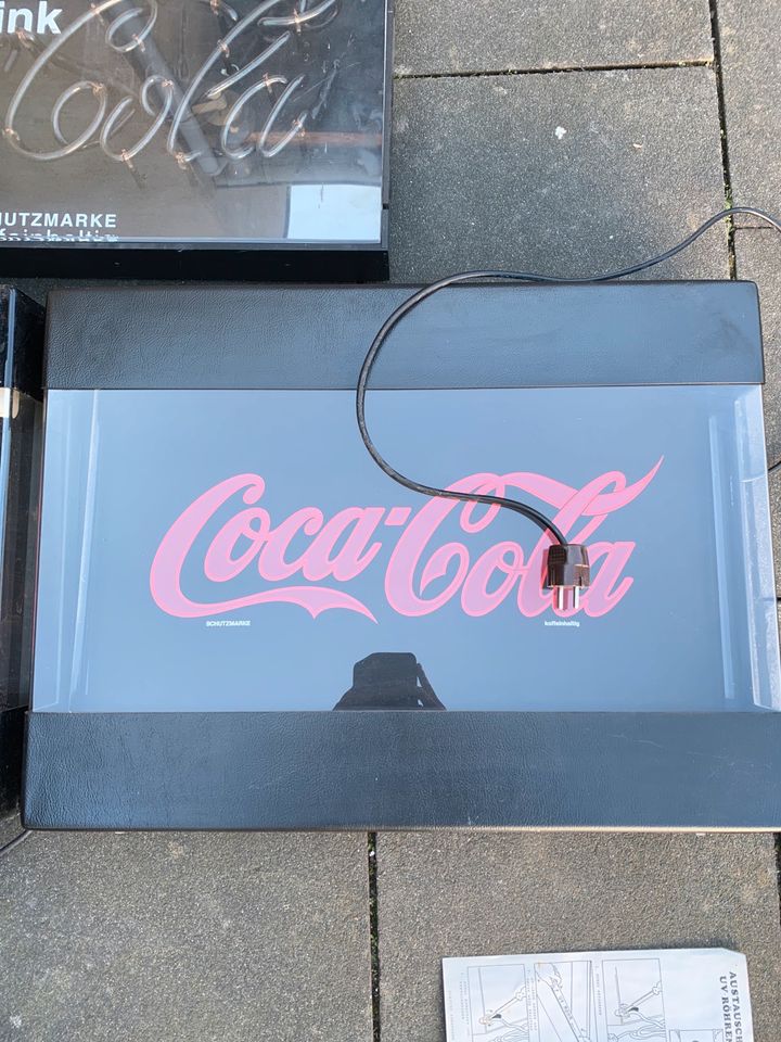 Coca Cola/ Werbetafeln/ Leuchtend/ Werbung in Bornheim