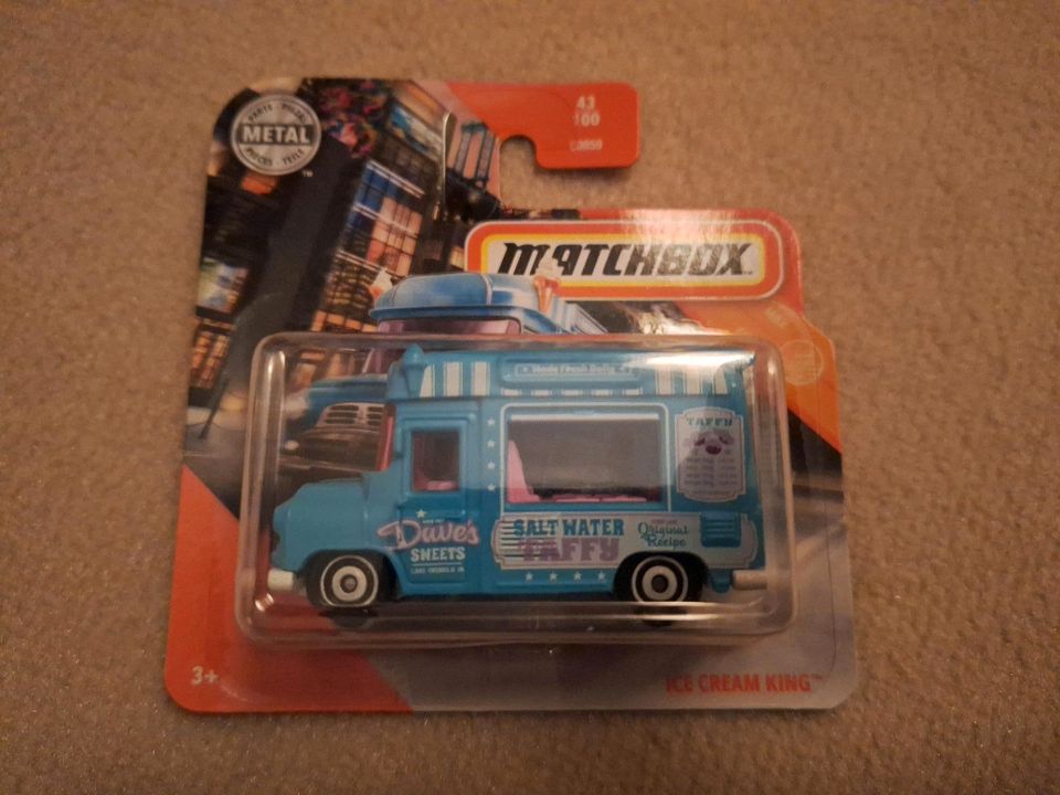 Matchbox Foodtruck Lieferdienst Auto Transporter Car Hot Wheels in Gründau