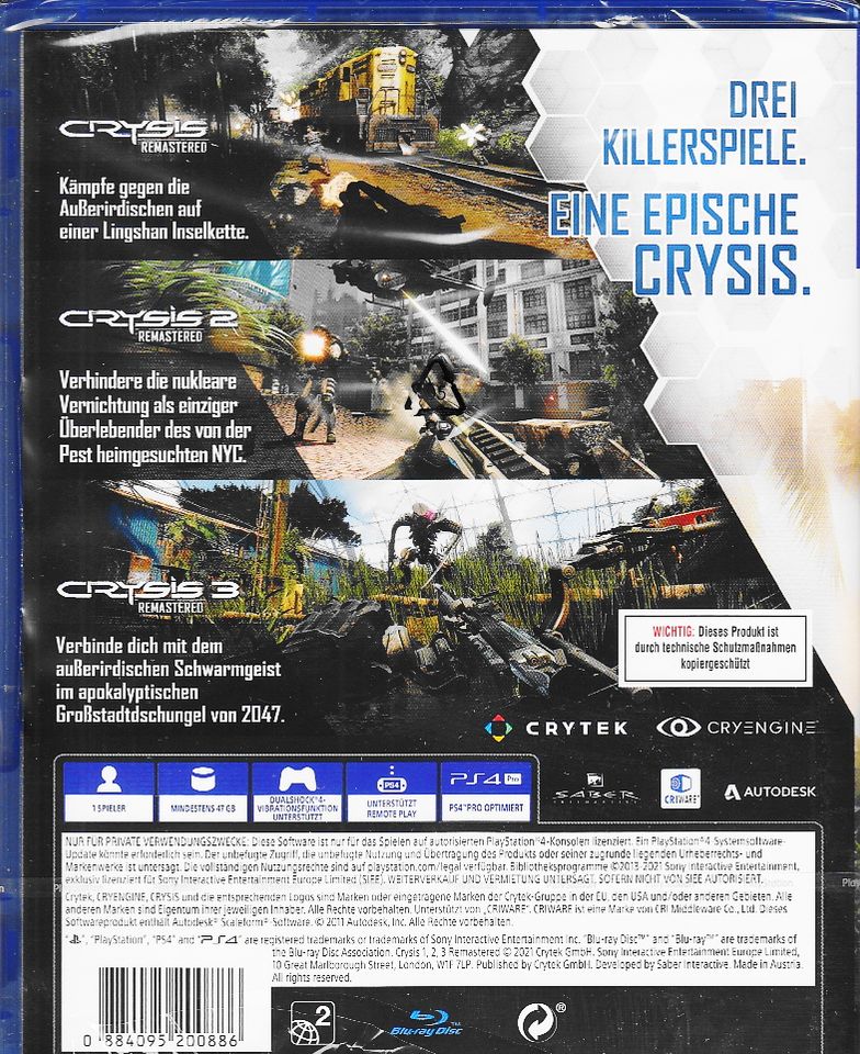 Crysis: Remastered - Nintendo Switch 35€ / PS4 30€ in Berlin