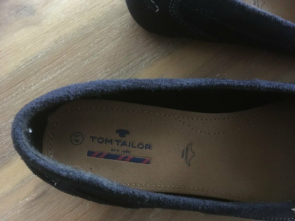 Tom Tailor Damen Mokassin in BLAU in Schalksmühle