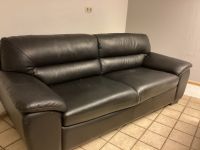 Schwarze Dreier und Zweier Couch Sofa Hessen - Ebsdorfergrund Vorschau