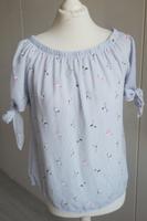 Blusenshirt Off shoulder Gr. S My Hailys Flamingo Kranich Motiv Sachsen-Anhalt - Magdeburg Vorschau