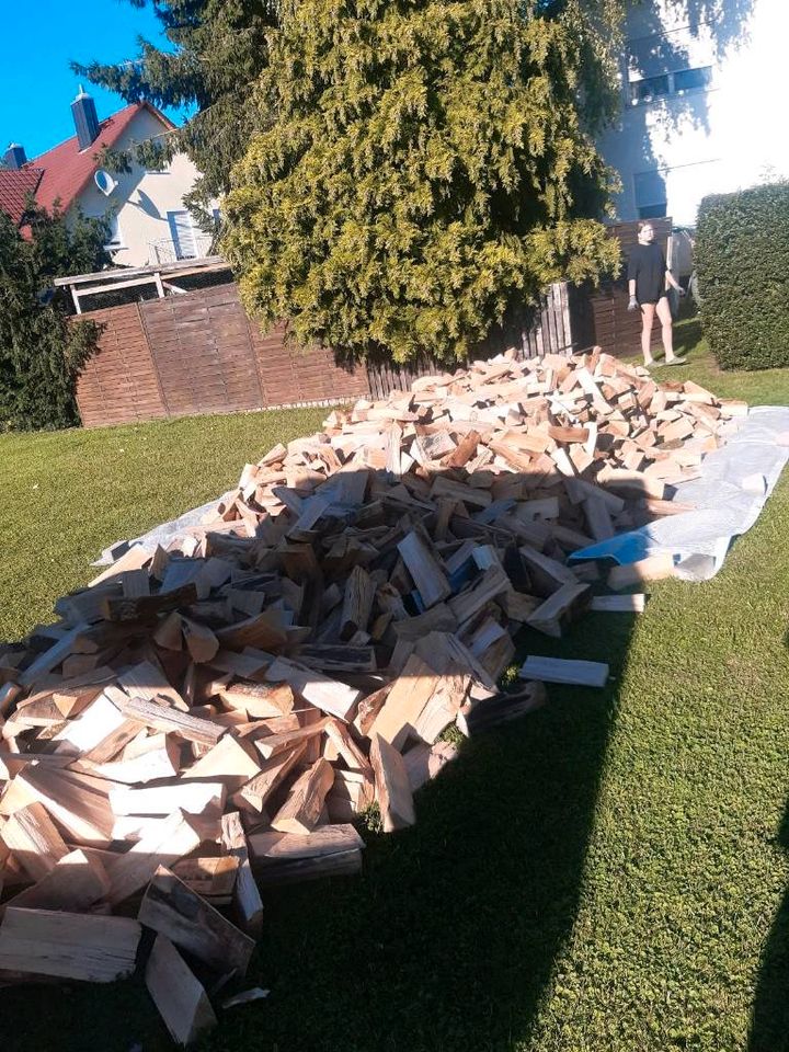 Brennholz, Kaminholz, Hart-Weicholz trocken ofenfertig 25-50cm in Königsmoos